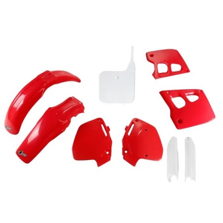 Kit carrosserie plastique de rechange UFO pour MotoCross HONDA CR 125 R 1991 à 1992