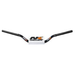 Guidon à diamètre variable avec design conique NEKEN pour MotoCross TM RACING, KAWASAKI, GAS GAS, KTM, YAMAHA, HUSQVARNA BK/WH