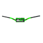 Variable diameter handlebars with tapered design NEKEN for MotoCross YAMAHA, TM RACING, SUZUKI, KTM, KAWASAKI, HUSQVARNA GN/BK