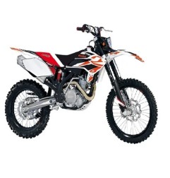 Kit déco avec housse de selle BLACKBIRD RACING pour BETA RR 125, BETA RR 250, BETA RR 400 de 2006