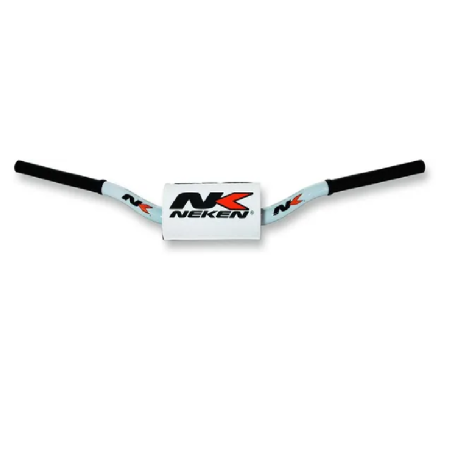 Variable diameter handlebars with tapered design NEKEN for MotoCross YAMAHA, TM RACING, SUZUKI, KTM, KAWASAKI, HUSQVARNA 121C WH