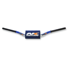Variable diameter handlebars with tapered design NEKEN for MotoCross KTM, YAMAHA, HUSQVARNA, SUZUKI, HONDA, TM RACING 121C WHT/B