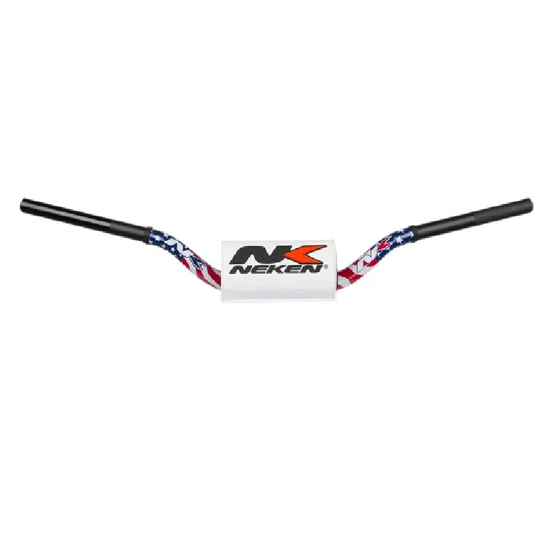 Variable diameter handlebars with tapered design NEKEN for MotoCross TM RACING, KAWASAKI, GAS GAS, KTM, YAMAHA, HUSQVARNA BK/WH
