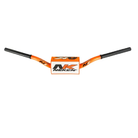 Variable diameter handlebars with NEKEN tapered design for MotoCross SUZUKI, HONDA, TM RACING, KAWASAKI, GAS GAS, KTM 121C OR/WH