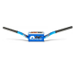 Variable diameter handlebars with tapered design NEKEN for MotoCross HUSQVARNA, SUZUKI, HONDA, TM RACING, KAWASAKI, GAS GAS BL/W