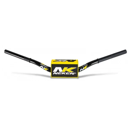 Variable diameter handlebars with tapered design NEKEN for MotoCross YAMAHA, HUSQVARNA, SUZUKI, HONDA, TM RACING, KAWASAKI BK/YL