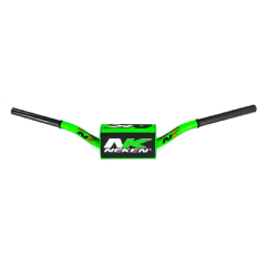 Variable diameter handlebars with tapered design NEKEN for MotoCross GAS GAS, HONDA, HUSQVARNA, KAWASAKI, KTM, SUZUKI 121C GN/BK