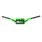 Variable diameter handlebars with tapered design NEKEN for MotoCross GAS GAS, HONDA, HUSQVARNA, KAWASAKI, KTM, SUZUKI 121C GN/BK