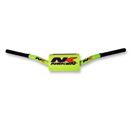 Guidon à diamètre variable avec design conique NEKEN pour MotoCross GAS GAS, HONDA, HUSQVARNA, KAWASAKI, KTM, SUZUKI 133C FL YEL