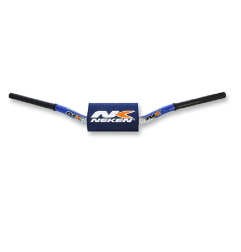 NEKEN large diameter tapered handlebars for MotoCross YAMAHA, HUSQVARNA, SUZUKI, TM RACING, KAWASAKI 133C WHT/BL