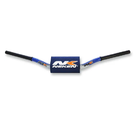 NEKEN large diameter tapered handlebars for MotoCross YAMAHA, HUSQVARNA, SUZUKI, TM RACING, KAWASAKI 133C WHT/BL