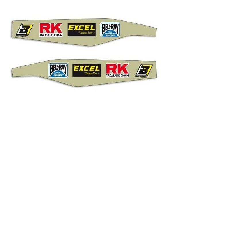 Autocollants de bras oscillant BLACKBIRD RACING pour Motocross HUSQVARNA FC 250, FC 350, FC 450, FE 250