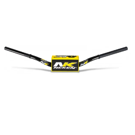 Large diameter handlebars with tapered design NEKEN for MotoCross YAMAHA, TM RACING, SUZUKI, KTM, KAWASAKI, HUSQVARNA 133C BK/YL