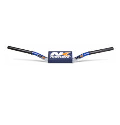 NEKEN large diameter handlebars with tapered design for MotoCross KAWASAKI, GAS GAS, KTM, YAMAHA, HUSQVARNA, SUZUKI K-BAR WH/BL