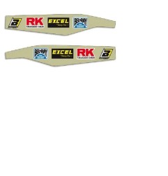 Autocollants de bras oscillant BLACKBIRD RACING pour HUSQVARNA FC 250, FC 350, FC 450, FE 250 de 2014 à 2017