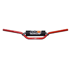 NEKEN alloy handlebars for MotoCross HONDA, KAWASAKI, SUZUKI, YAMAHA year 2000 to 2025 BAR CRF/KXF RED