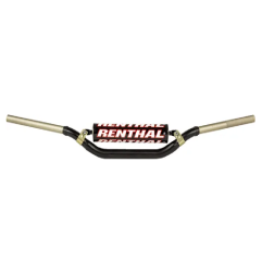 Guidon Twinwall® RENTHAL pour MotoCross KAWASAKI, KTM, SUZUKI, YAMAHA, HONDA 993 BLK
