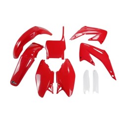 Kit completo de recambio de plástico UFO para HONDA CR 125 R y CR 250 R de 2005 a 2007 - Ref. HOKIT103F@