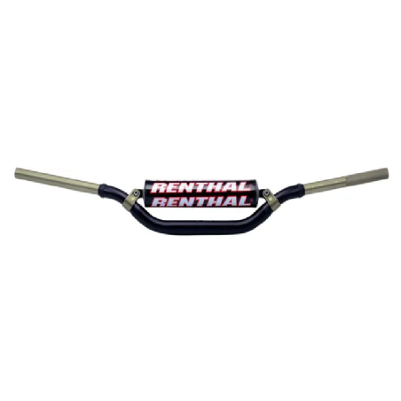 Guidon Twinwall® RENTHAL pour MotoCross HONDA XR 650 R, XR 250 R, XR 400 R, CR 500 R, XR 600 R, 918 BLK, TITAN, BLUE