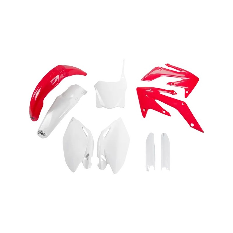 Kit Plastique Complet de Remplacement UFO pour HONDA CR 250 R de 2008 à 2009 Kit Plastique Complet de Remplacement UFO pour HONDA CR 250 R de 2008 à 2009