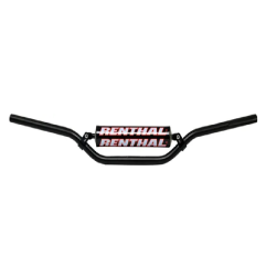 Guidon tout-terrain 7/8" RENTHAL pour MotoCross HONDA, KAWASAKI, SUZUKI, YAMAHA 22mm 722 CR HIGH BLK