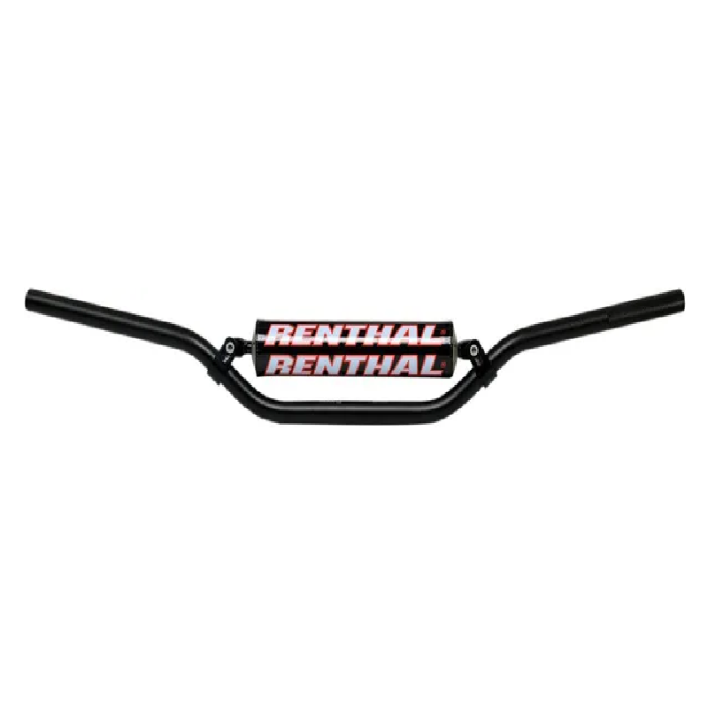 Guidon tout-terrain 7/8" RENTHAL pour MotoCross HONDA, KAWASAKI, SUZUKI, YAMAHA 22mm 722 CR HIGH BLK