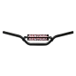 Guidon tout-terrain 7/8" RENTHAL pour MotoCross HONDA, KAWASAKI, SUZUKI, YAMAHA 22mm 722 CR HIGH BLK