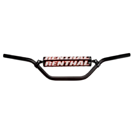 Guidon enduro bas 701 RENTHAL pour MotoCross HONDA, SUZUKI 22mm 701 BLK