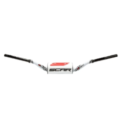 O2 SCAR handlebar for MotoCross HONDA CRF, KAWASAKI KXF HANDLEBAR O2 RC WH