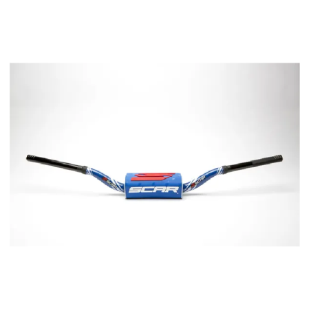 Handlebar O2 SCAR for MotoCross HONDA CRF150 HANDLEBAR O2 HI BL/BL PAD