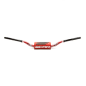 Handlebar O2 SCAR for MotoCross HONDA CRF150 HANDLEBAR O2 HI RD/RD PAD