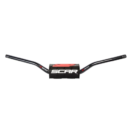O2 SCAR handlebar for MotoCross KAWASAKI KX HANDLEBAR O2 HIGH BK/BK PAD