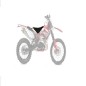 Funda de asiento Dream Graphic 4 de BLACKBIRD RACING para motos de motocross GAS EC 125 HALLEY, RACING y SIXDAYS.