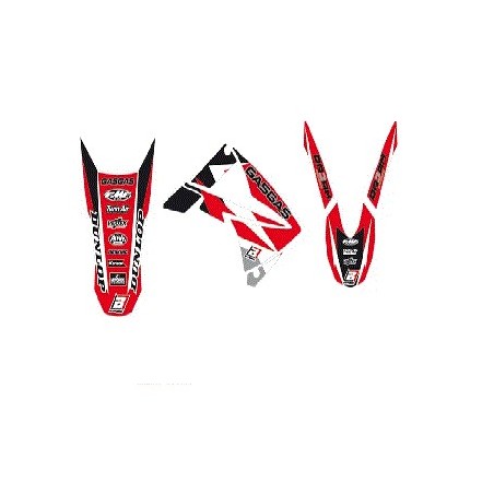 Kit déco avec housse de selle BLACKBIRD RACING pour BETA RR 125, RR 250, RR 400, RR 450, RR 525 de 2006