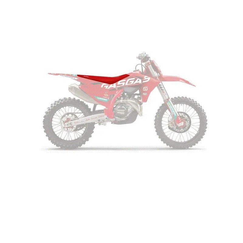Replica seat cover Team BLACKBIRD RACING for motocross GAS GAS EC 250, EC 250 F, EC 300, EC 350 F Replica seat cover Team BLACKBIRD RACING for motocross GAS GAS EC 250, EC 250 F, EC 300, EC 350 F