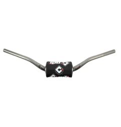 Handlebar Flight 1-1/8" without crossbar ODI for MotoCross HONDA, KAWASAKI HANDLEBAR FLT HON/KAW BLK