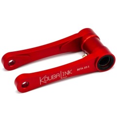 Red KOUBALINK seat lowering kit for BETA RR, RX, XTRAINER from 2013 to 2026
