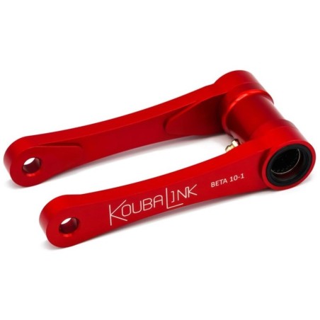 Red KOUBALINK seat lowering kit for BETA RR, RX, XTRAINER from 2013 to 2026