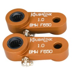 Orange seat lowering kit KOUBALINK for BMW F 650 from 1997 to 2000