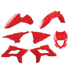 Red POLISPORT plastic fairing kit for BETA RR 125, 250, 300, 350, 380, 390, 400, 430, 450, 480, 498 from 2013 to 2017