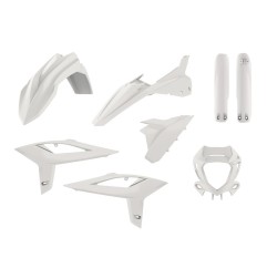 Complete POLISPORT white/black plastic fairing kit for BETA RR 125, 200, 250, 300, 350, 390, 430, 480 from 2020 to 2022