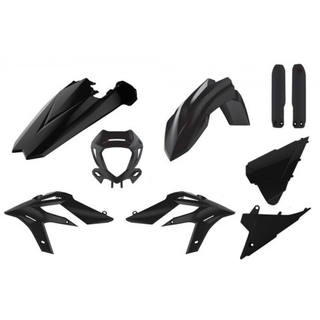 Complete plastic fairing kit POLISPORT white/black/red and white for BETA XTRAINER 250, 300 from 2018 to 2022