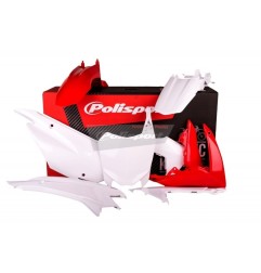 Complete plastic fairing kit POLISPORT black/original color for HONDA CRF 110 from 2013 to 2018