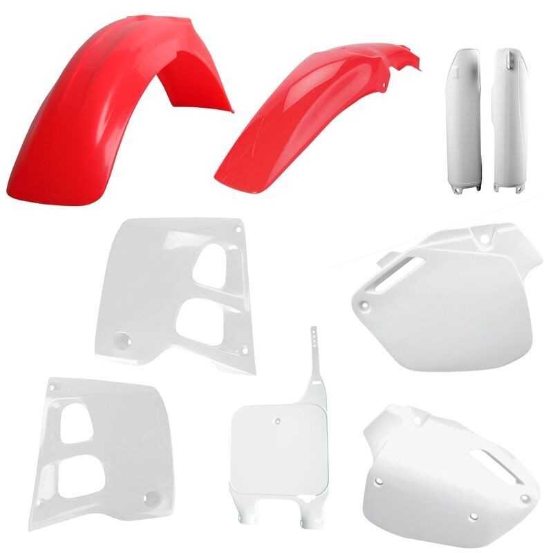 Original POLISPORT-Kunststoffverkleidungssatz 91 für HONDA CR 125, 250 von 1990 bis 1992 Original POLISPORT-Kunststoffverkleidungssatz 91 für HONDA CR 125, 250 von 1990 bis 1992
