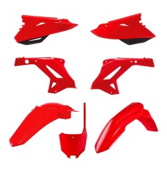 Complete plastic fairing kit POLISPORT white/red for HONDA CR 125, 250 from 2002 to 2007