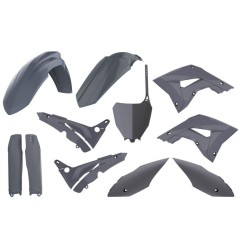 POLISPORT restyled grey plastic fairing kit for HONDA CR 125, 250 from 2002 to 2007
