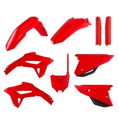 Complete plastic fairing kit POLISPORT original/black/white/grey for HONDA CRF 250, 450 from 2021 to 2024