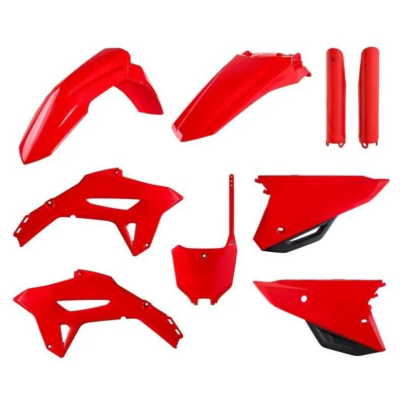 Kompletter POLISPORT-Kunststoffverkleidungssatz (Original/Schwarz/Weiß/Grau) für HONDA CRF 250, 450, Baujahre 2021 bis 2024
