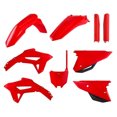 Complete plastic fairing kit POLISPORT original/black/white/grey for HONDA CRF 250, 450 from 2021 to 2024
