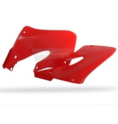 Red POLISPORT radiator lips for HONDA CR 125, 250 from 1997 to 1999